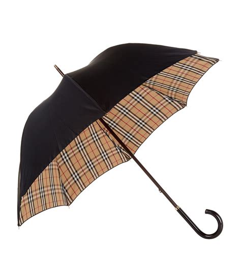 burberry logo print folding umbrella|burberry clothing for men.